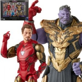 PREVENTA Marvel Legends Infinity Saga Avengers Endgame Iron Man 85 vs. Thanos 6-Inch Action Figures (PRECIO: $1300, APARTADO: $